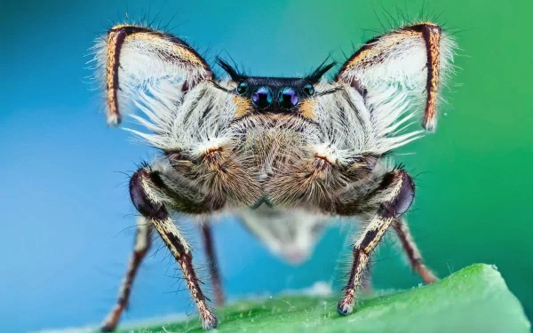 jumping spider Animal spider HD Desktop Wallpaper | Background Image