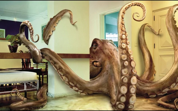 Animal octopus HD Desktop Wallpaper | Background Image