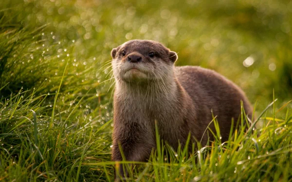 Animal otter HD Desktop Wallpaper | Background Image