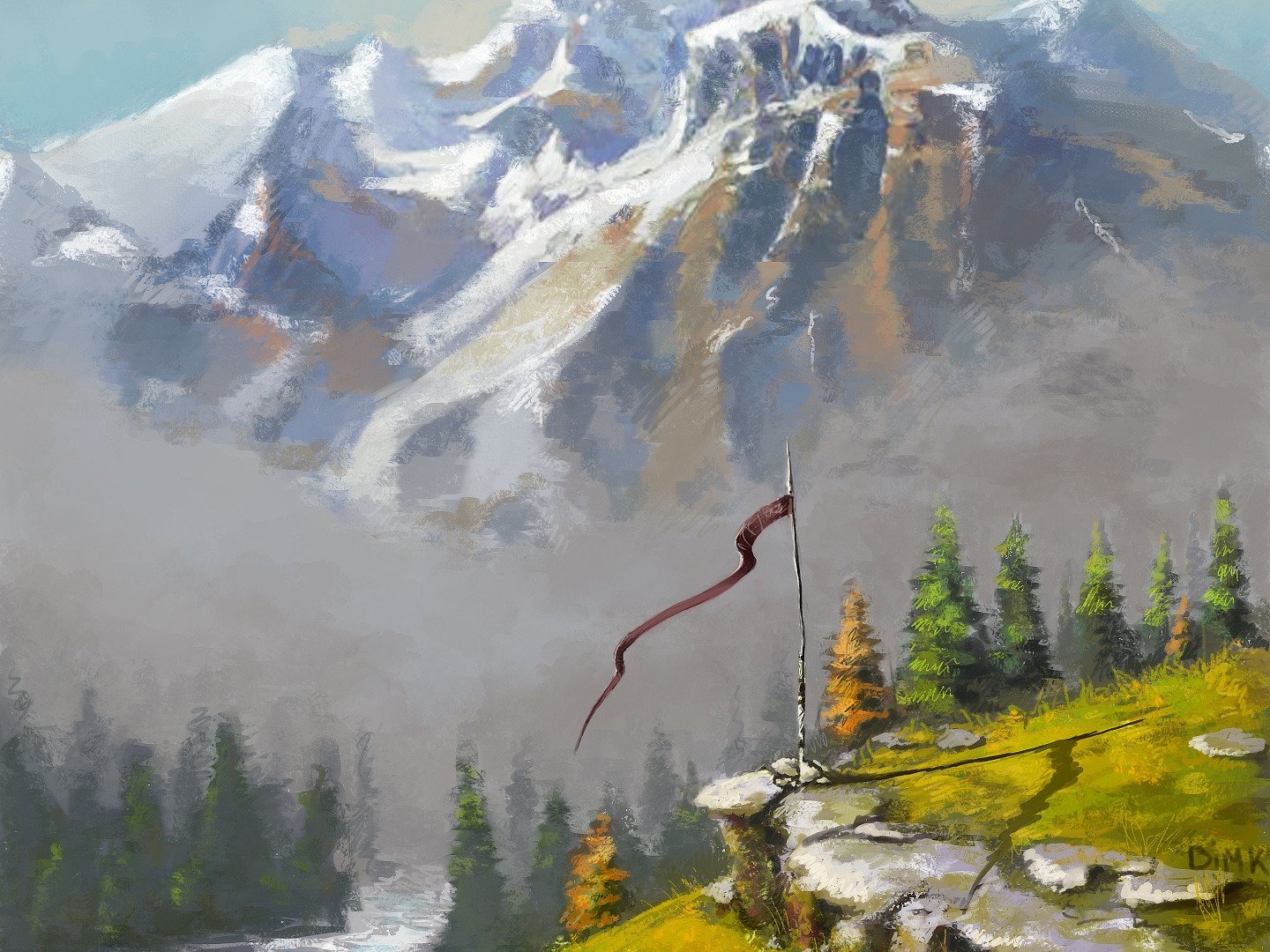 Download Artistic Landscape Wallpaper