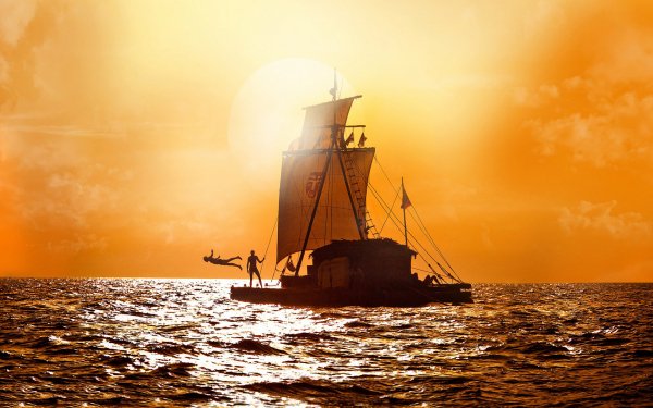 Movie Kon-Tiki Raft Boat HD Wallpaper | Background Image