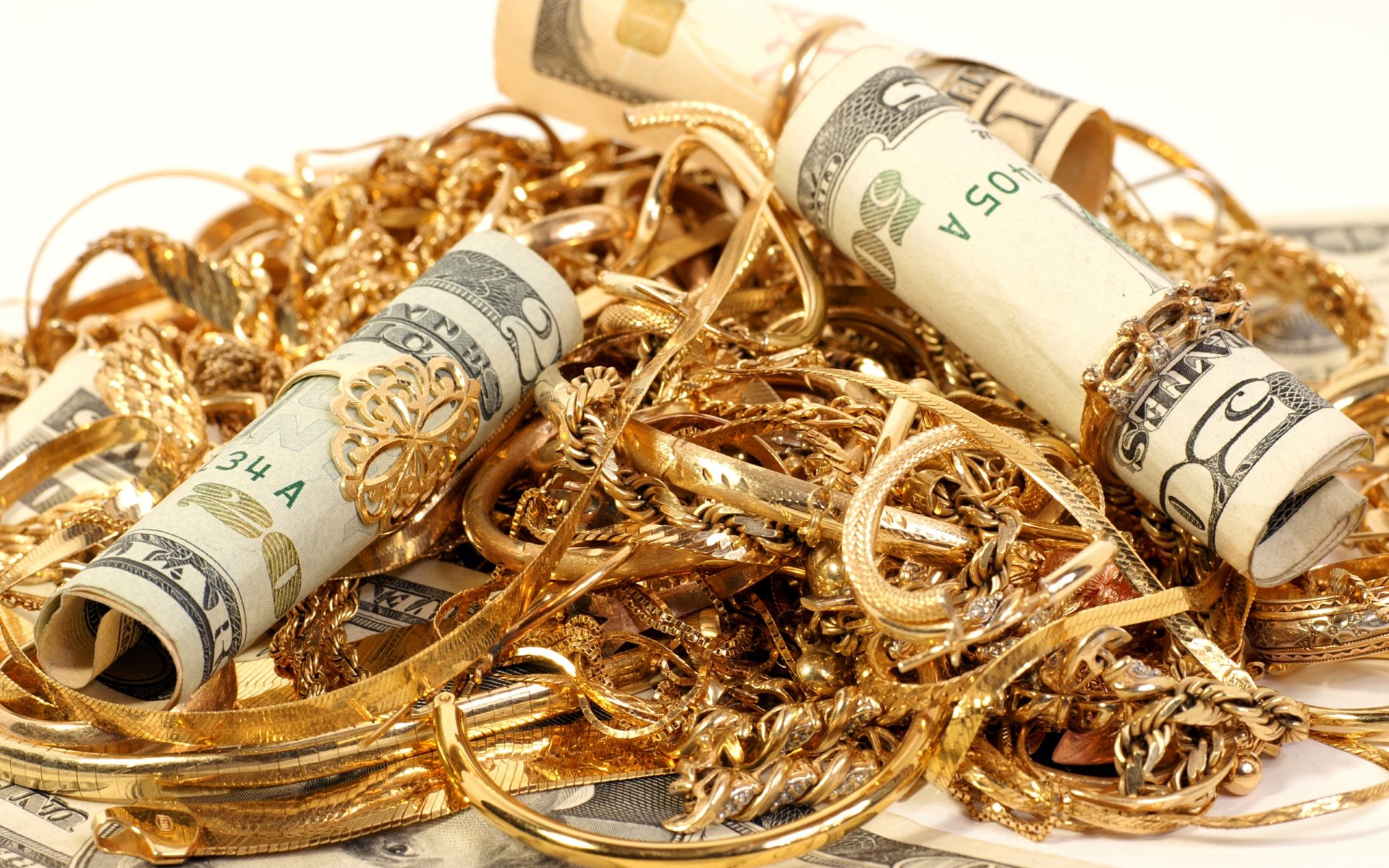 Download Man Made Gold HD Wallpaper