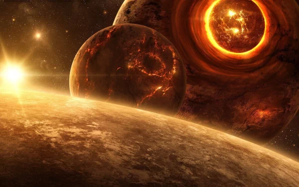 Sci Fi planetscape HD Desktop Wallpaper | Background Image