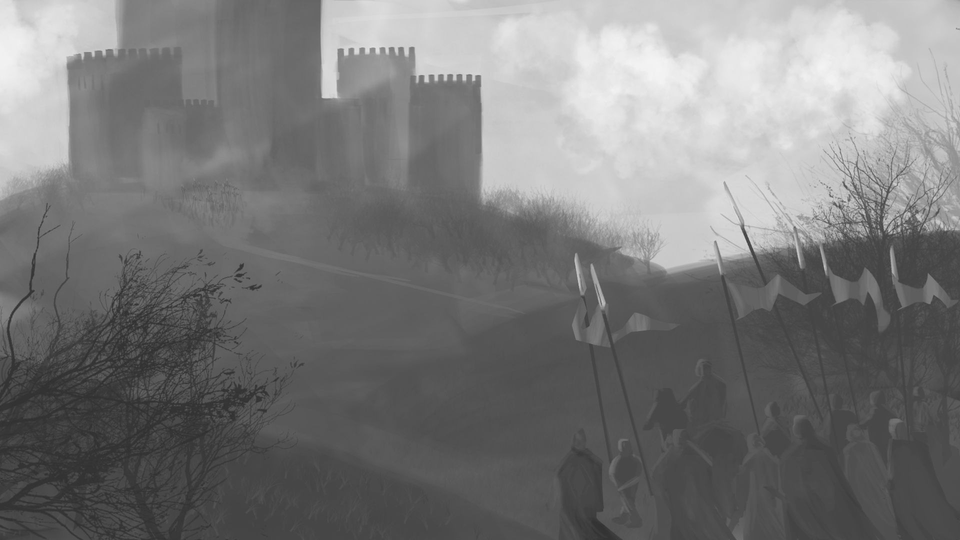 Castle Siege HD Wallpaper