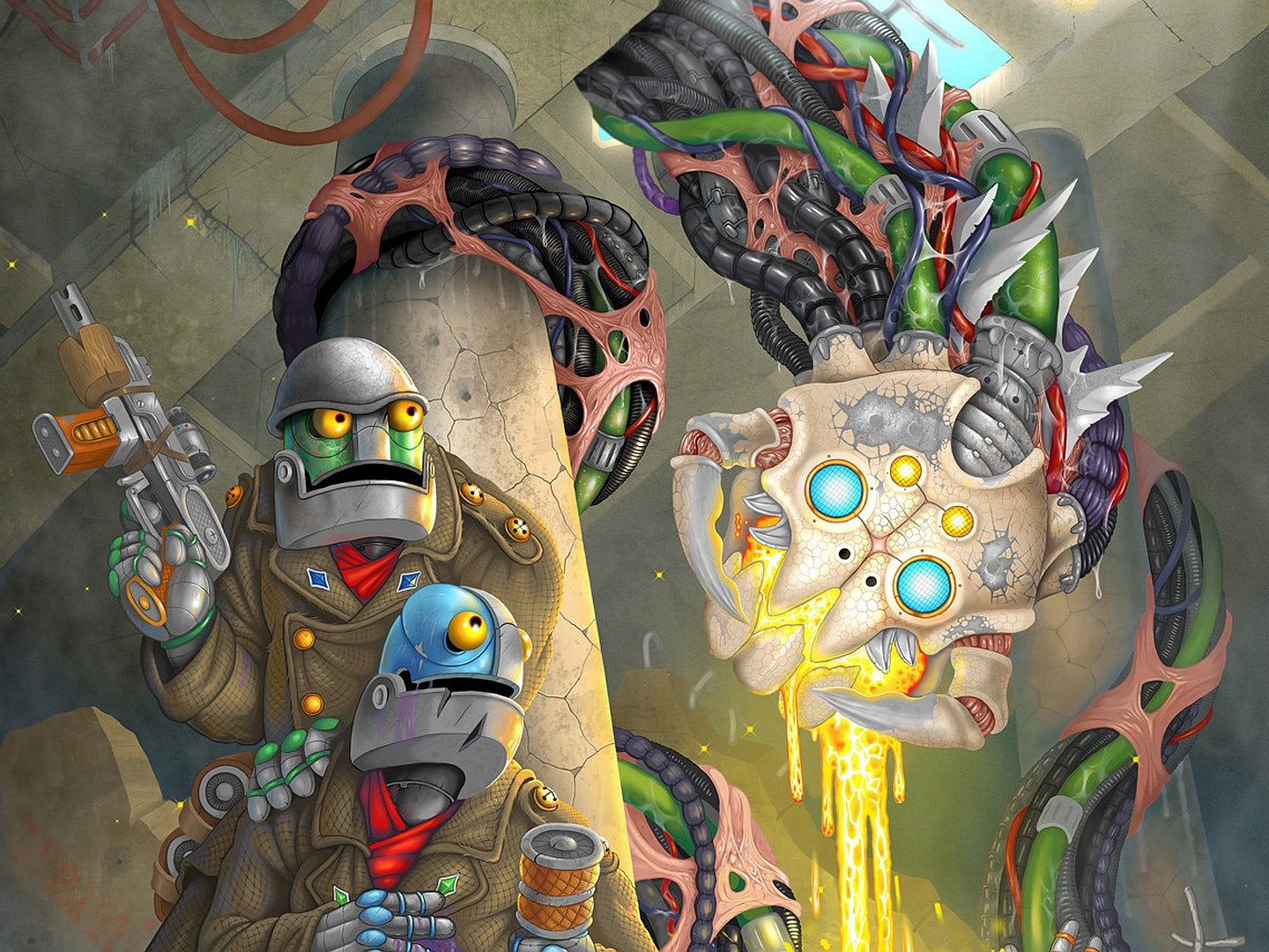 Robot Wallpaper and Background Image | 1440x1080 | ID:371249