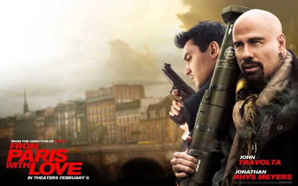 John Travolta movie From Paris with Love HD Desktop Wallpaper | Background Image
