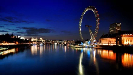 London Eye man made ferris wheel HD Desktop Wallpaper | Background Image