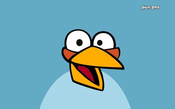 Video Game Angry Birds Bird Blue Wallpaper