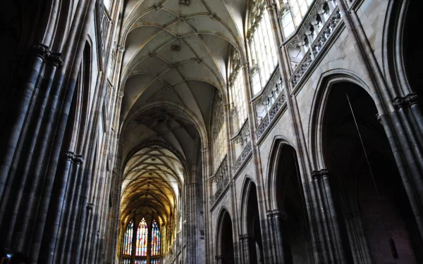 religious St. Vitus Cathedral HD Desktop Wallpaper | Background Image