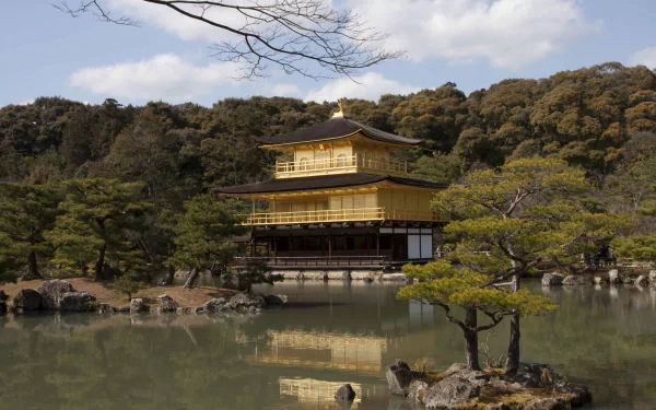 religious Kinkaku-ji HD Desktop Wallpaper | Background Image