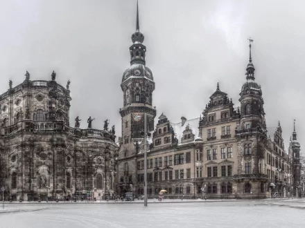  Katholische Hofkirche or the Cathedral of the Holy Trinity, Dresden, Germany