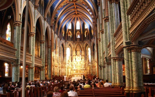 religious Notre-Dame Cathedral Basilica HD Desktop Wallpaper | Background Image