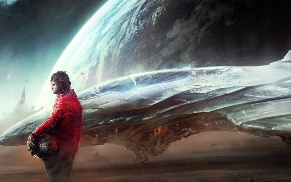 Sci Fi Spaceship Adventure Planetscape HD Wallpaper | Background Image
