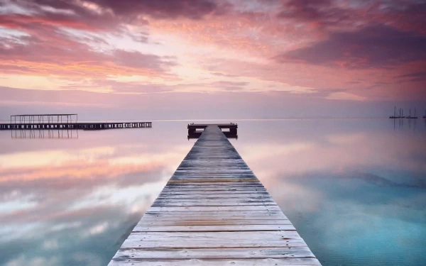man made pier HD Desktop Wallpaper | Background Image