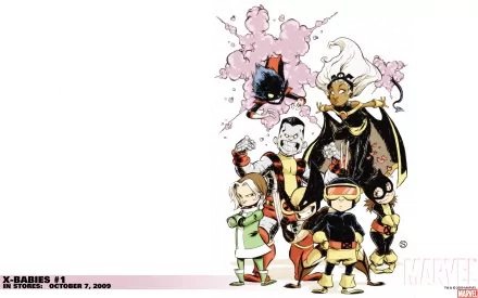 Comic x-babies HD Desktop Wallpaper | Background Image