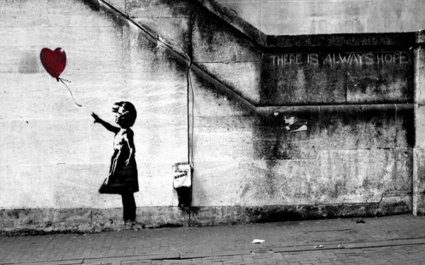Artistic Graffiti Banksy HD Wallpaper | Background Image
