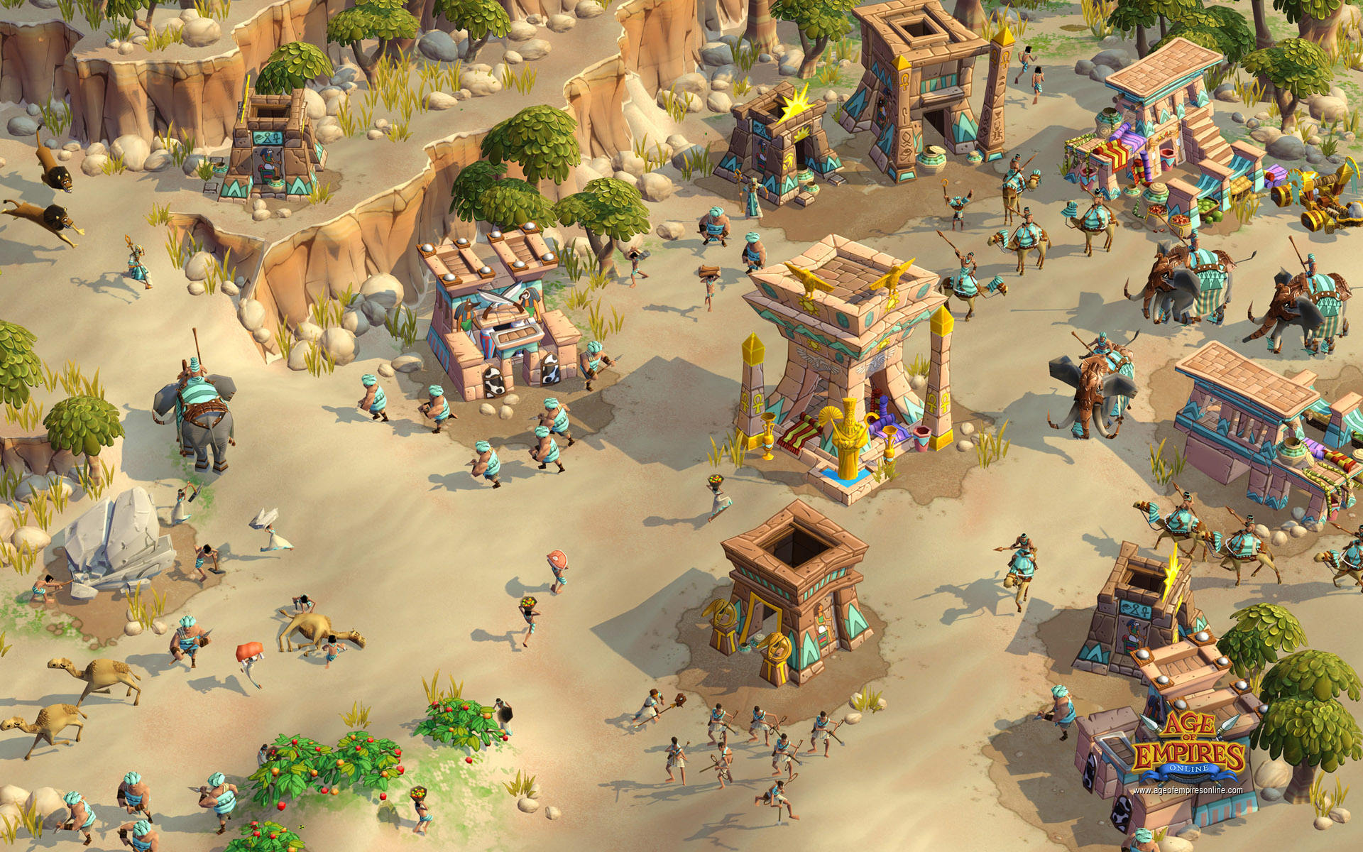 Video Game Age Of Empires Online HD Wallpaper | Background Image