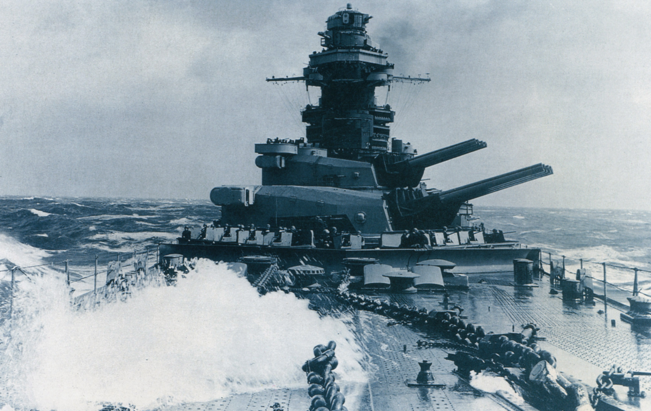 French Battleship Richelieu HD Wallpaper | Background Image | 2100x1326