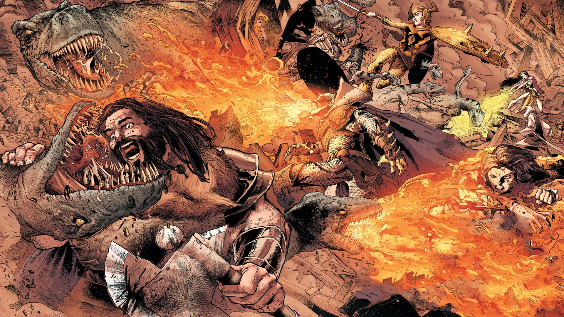 Download Comic Demon Knights HD Wallpaper