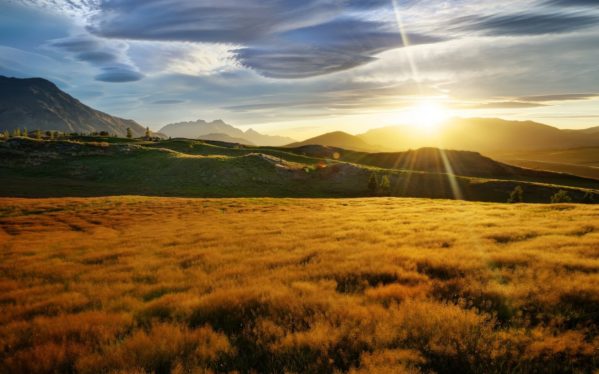 Download Nature Sunbeam HD Wallpaper