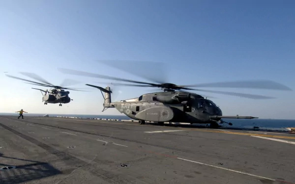 military Sikorsky MH-53E Sea Dragon HD Desktop Wallpaper | Background Image