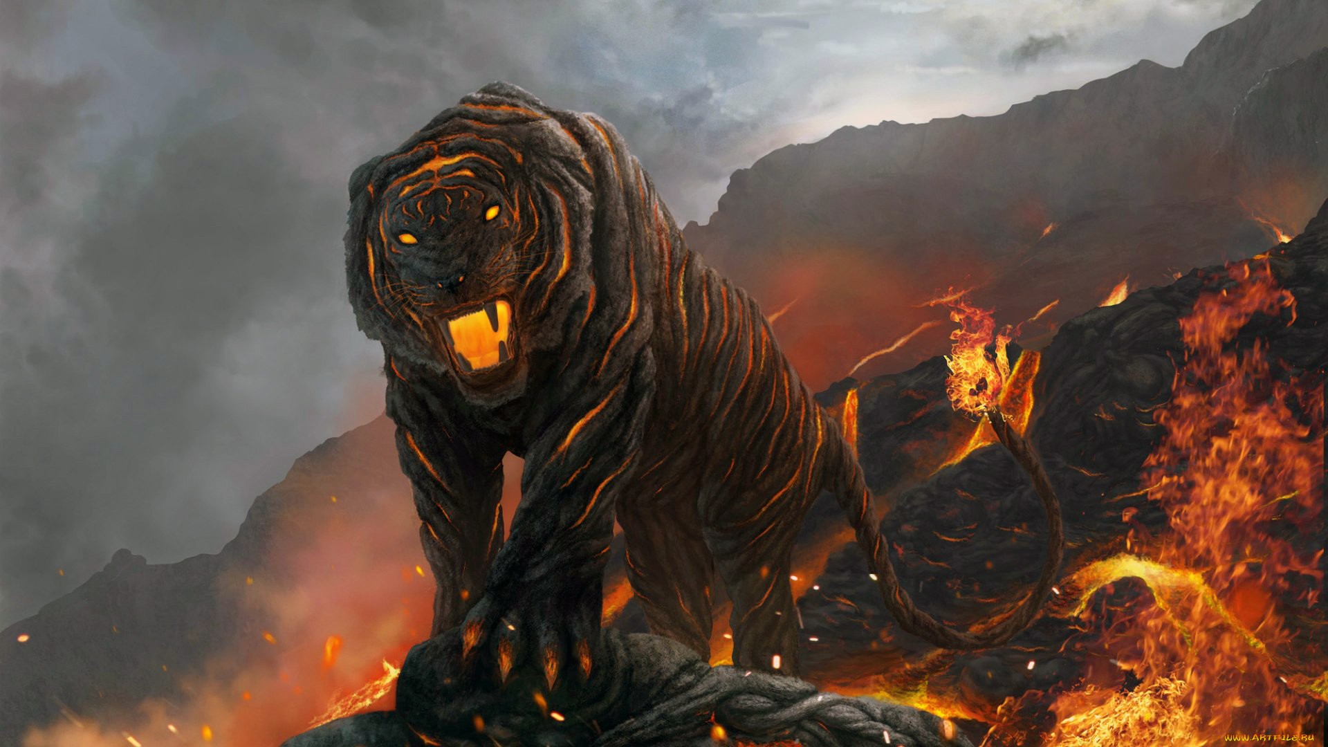 Fantasy Tiger HD Wallpaper | Background Image