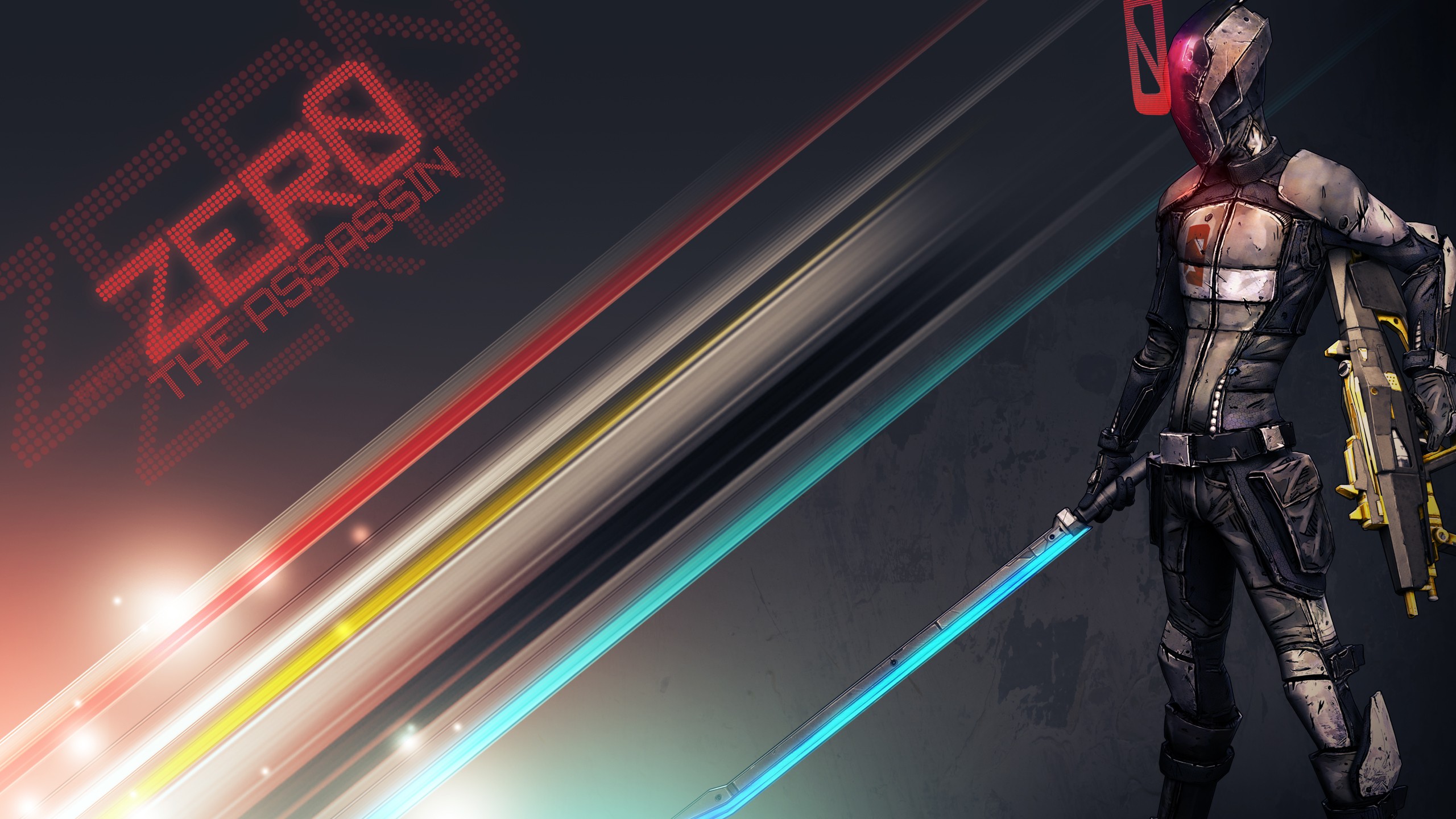 HD Wallpaper Of Zer0 The Assassin From Borderlands 2