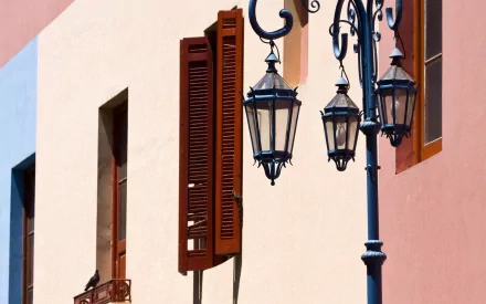 man made lamp post HD Desktop Wallpaper | Background Image