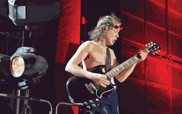  Angus Young painted