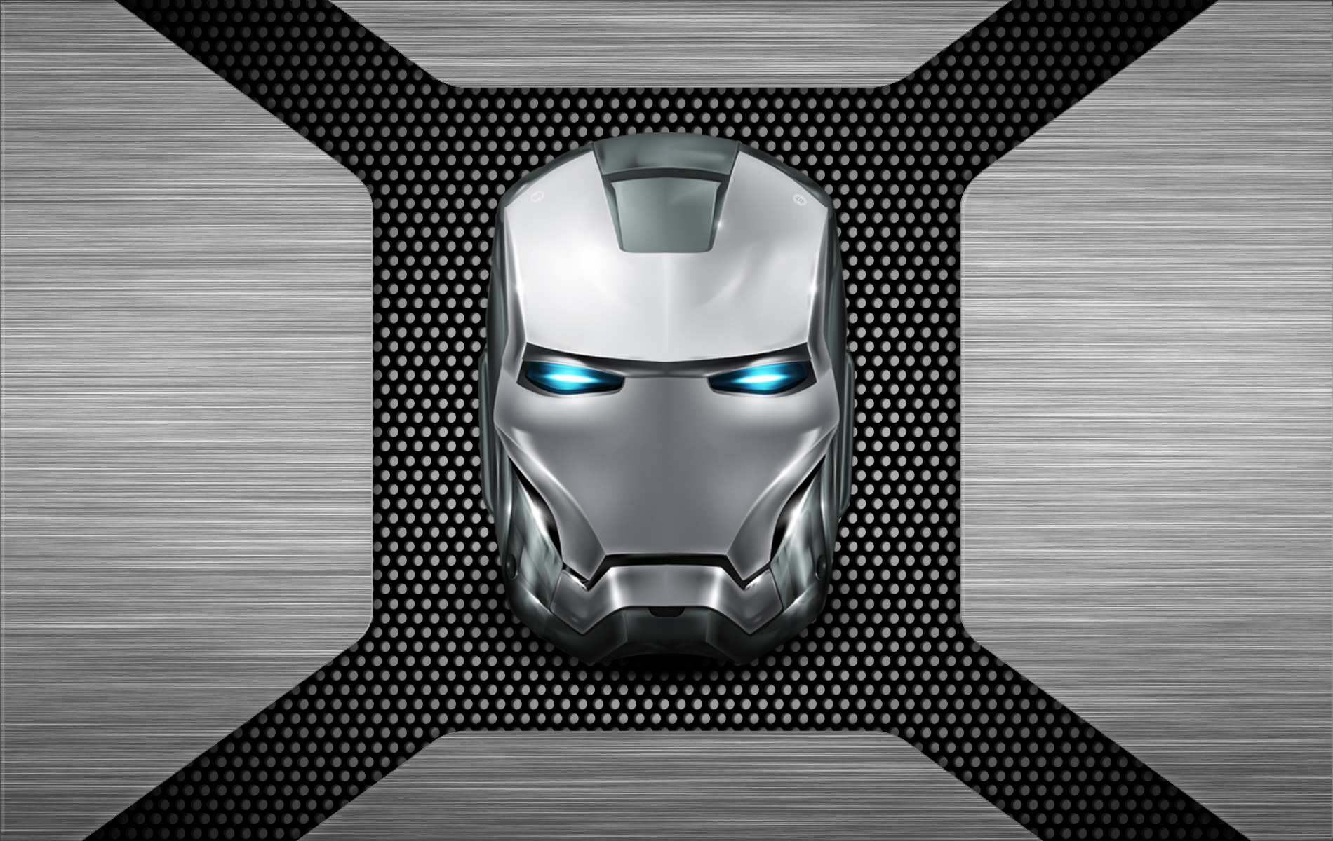 black and white iron man wallpaper