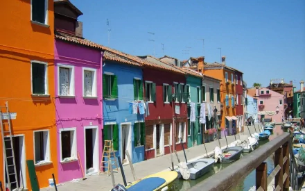 Italy Venice burano man made town HD Desktop Wallpaper | Background Image