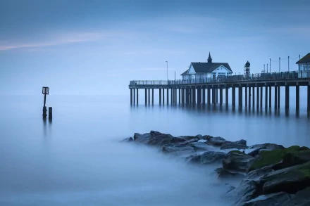 man made pier HD Desktop Wallpaper | Background Image