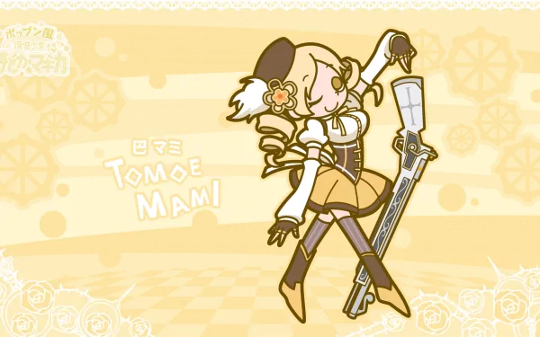 Mami Tomoe Anime Puella Magi Madoka Magica HD Desktop Wallpaper | Background Image