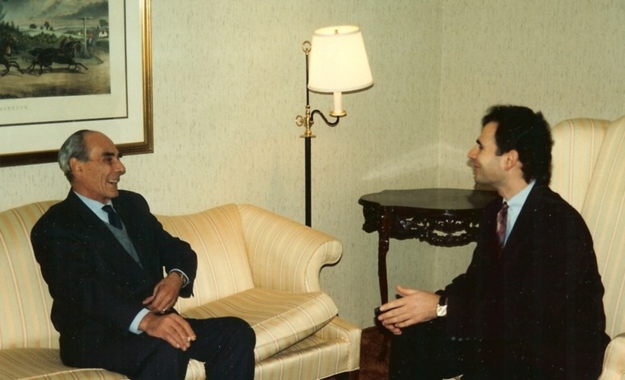 Prince Tomislav Karadjordjevic and Dejan Stojanovic, Chicago, 1993