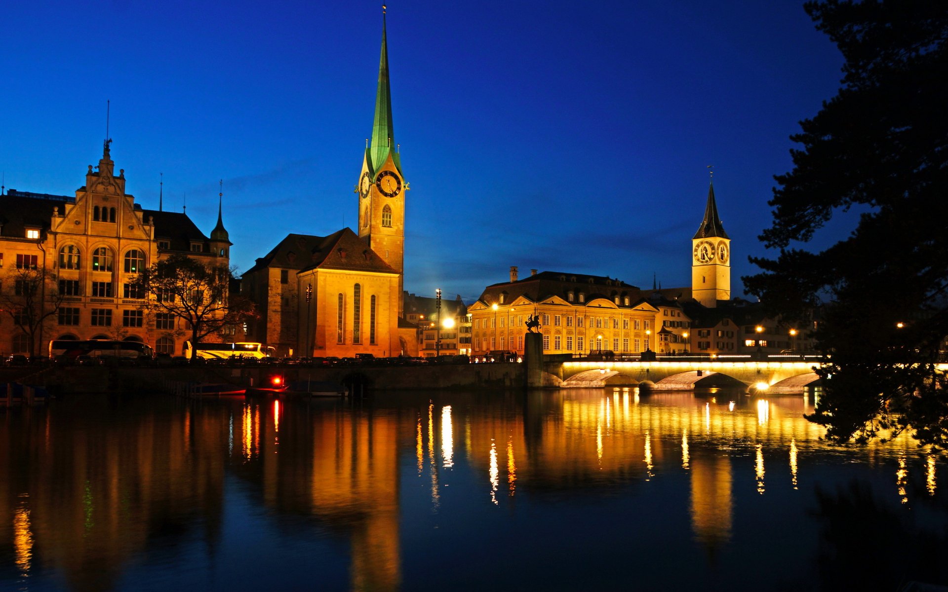 Download Man Made Zurich HD Wallpaper