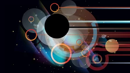 Abstract circle HD Desktop Wallpaper | Background Image