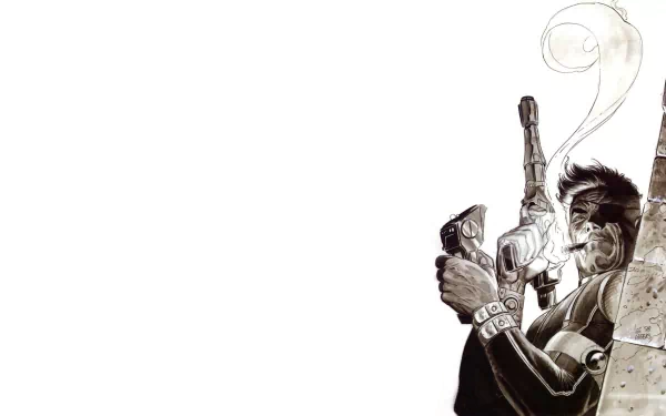Comic Nick Fury HD Desktop Wallpaper | Background Image