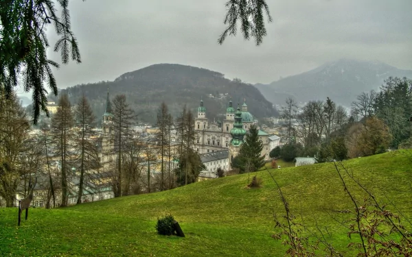 Austria Salzburg man made town HD Desktop Wallpaper | Background Image