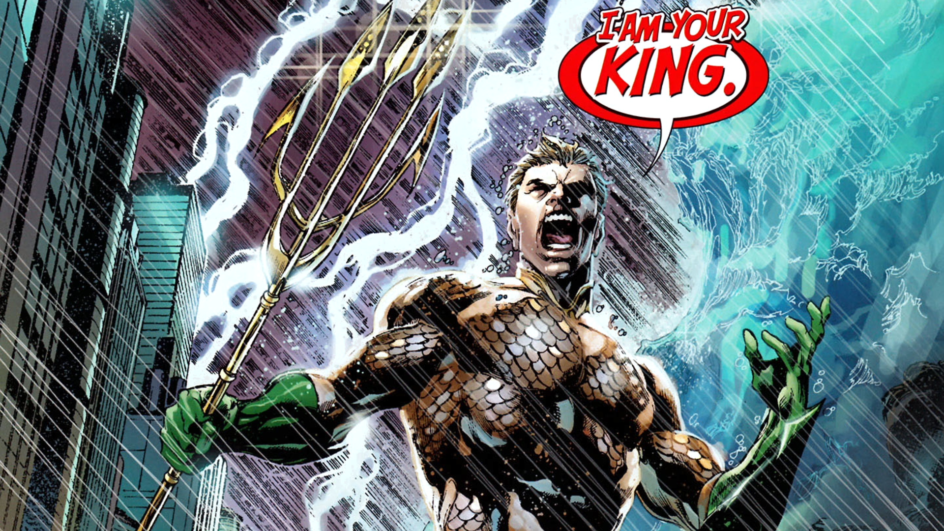 Comics Throne Of Atlantis: Aquaman HD Wallpaper | Background Image