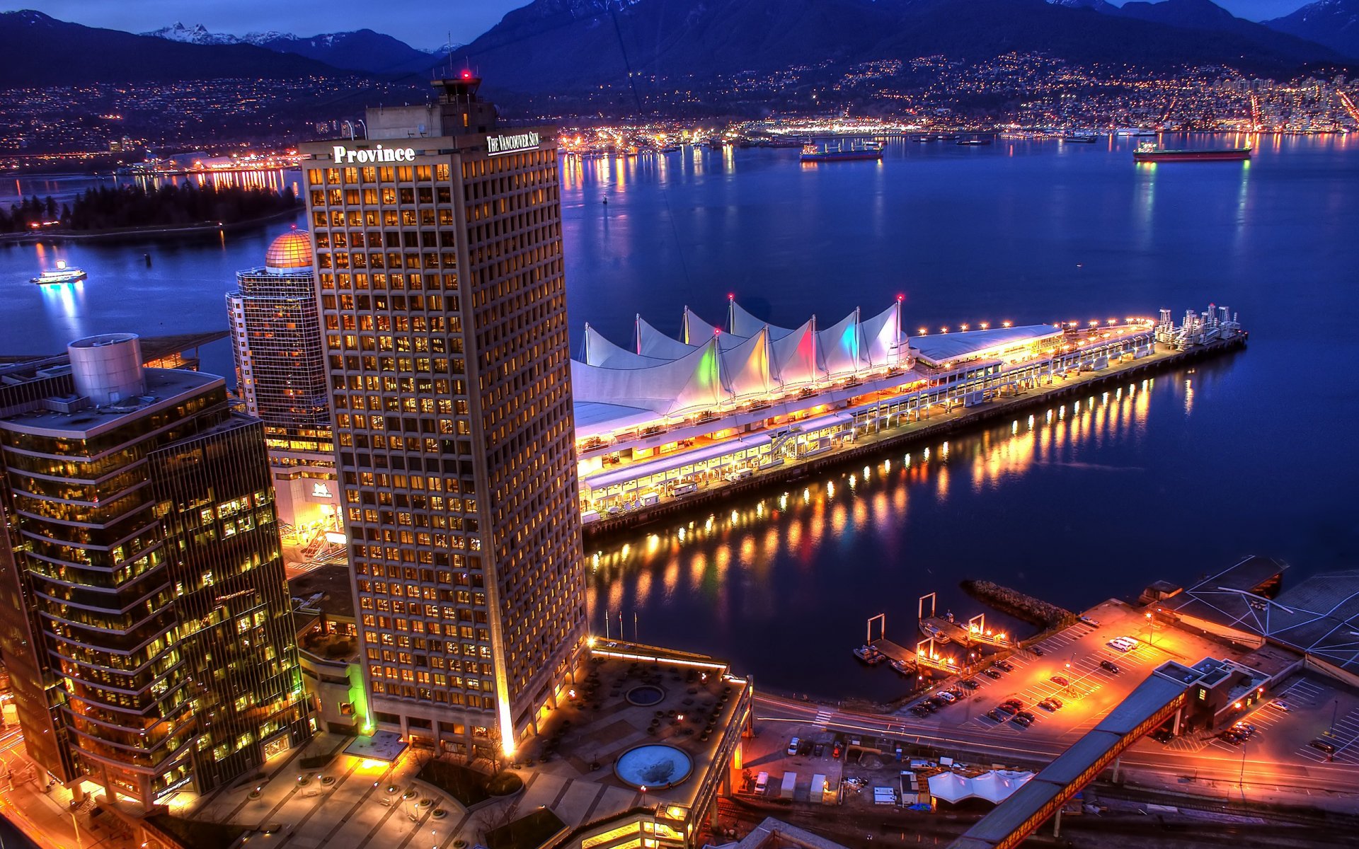 HD Wallpaper Of Vancouver s Stunning Nightscape