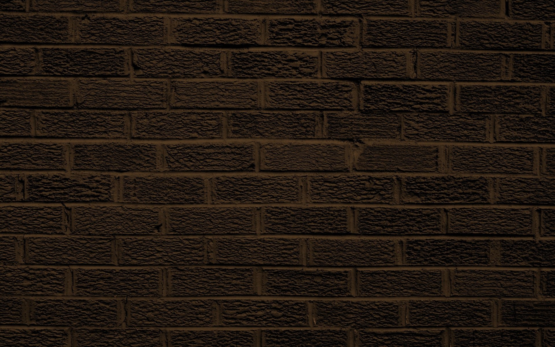 HD photography of a dark brick wall texture, designed as a PC desktop wallpaper and background.