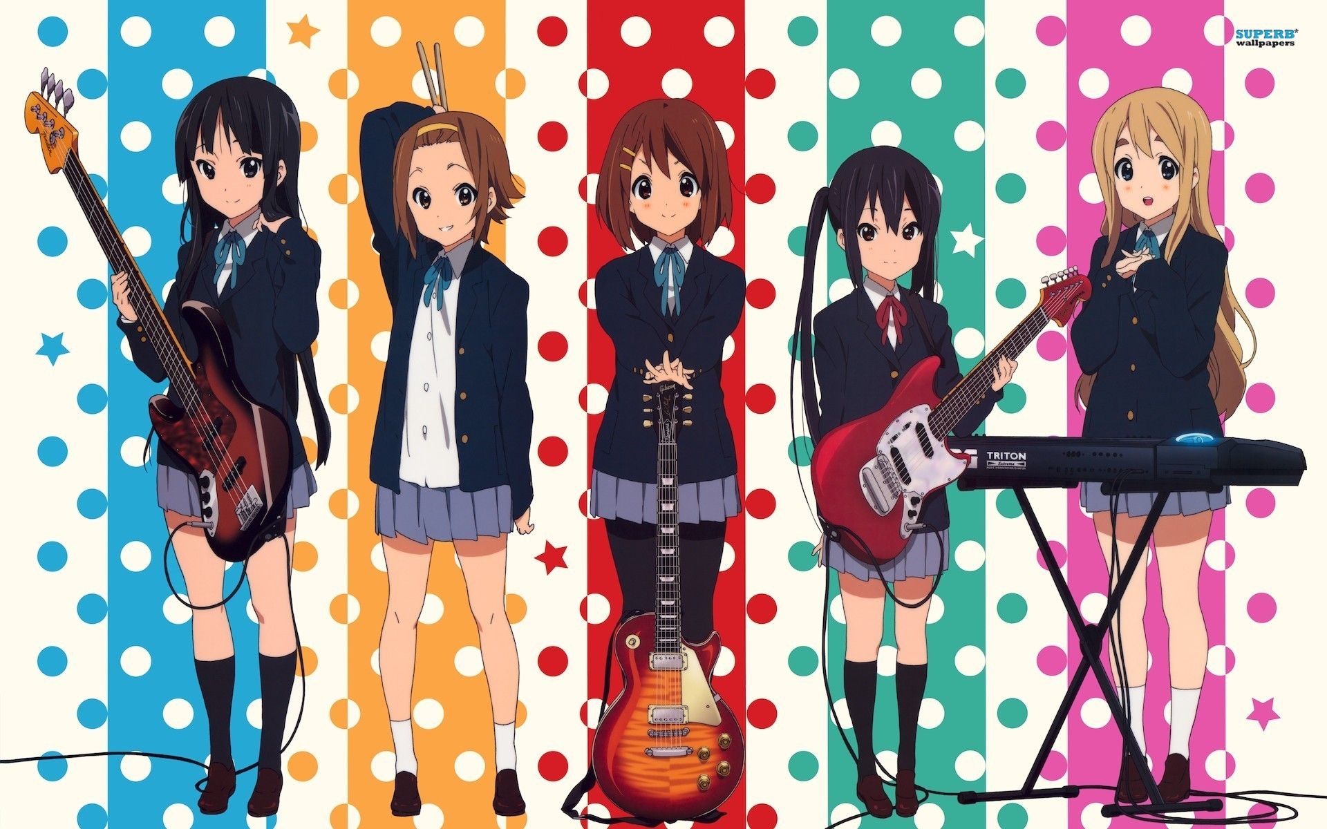Download Anime K-ON! HD Wallpaper