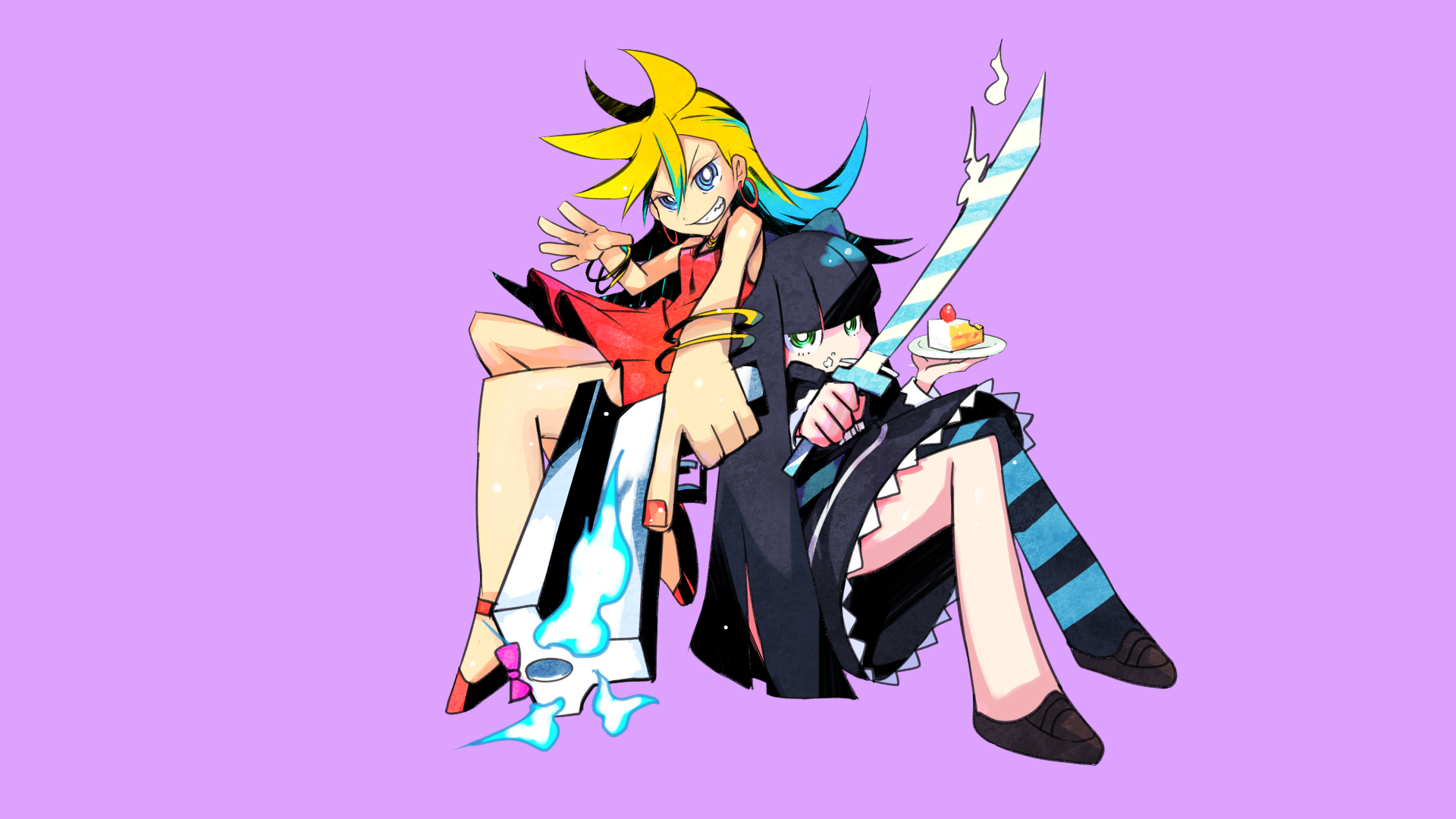 Panty & Stocking With Garterbelt HD Wallpaper | Background Image