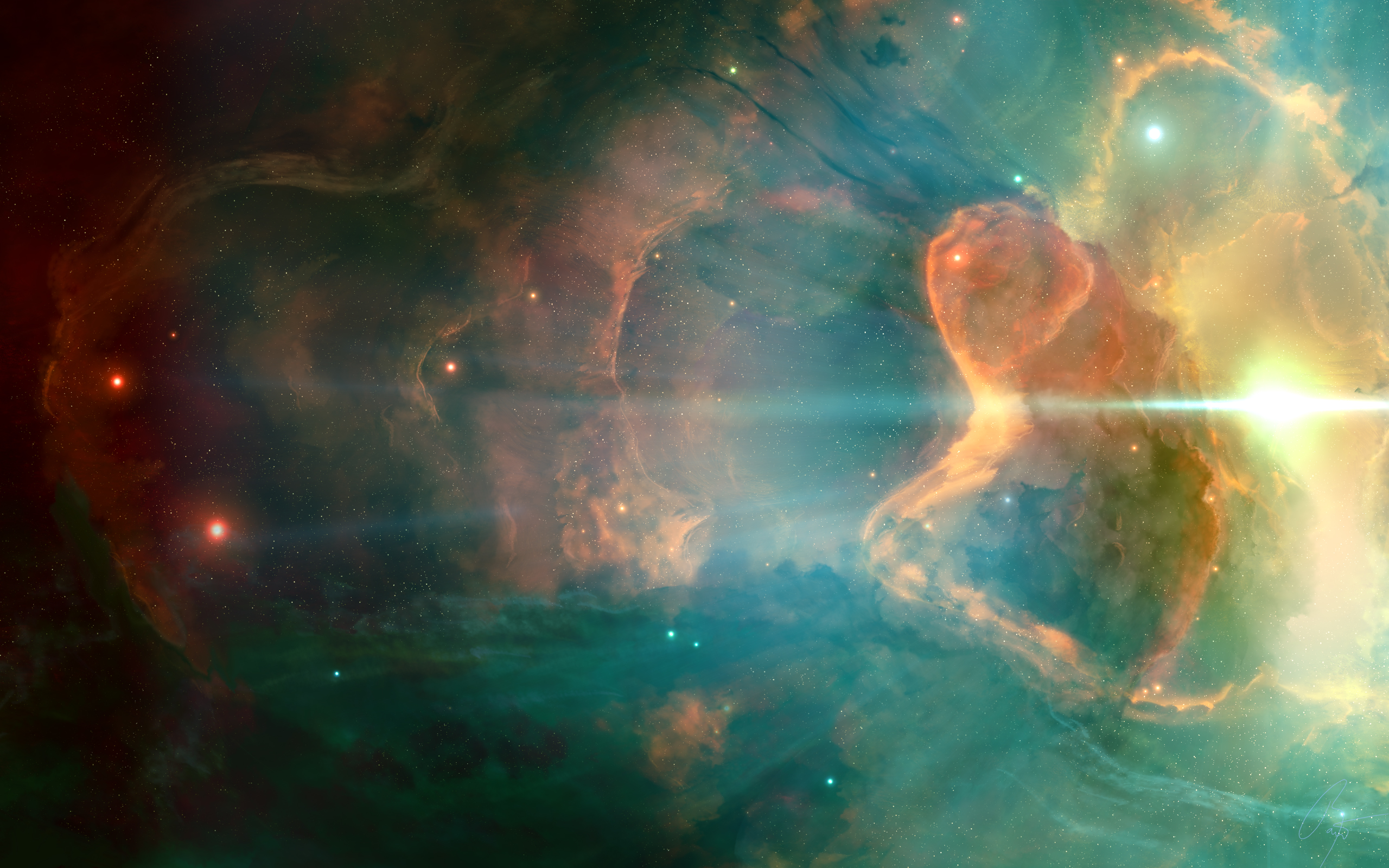 Download Sci Fi Nebula HD Wallpaper