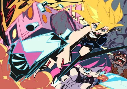 Garterbelt (Panty & Stocking with Garterbelt) Stocking Anarchy Panty Anarchy Anime Panty & Stocking with Garterbelt HD Desktop Wallpaper | Background Image