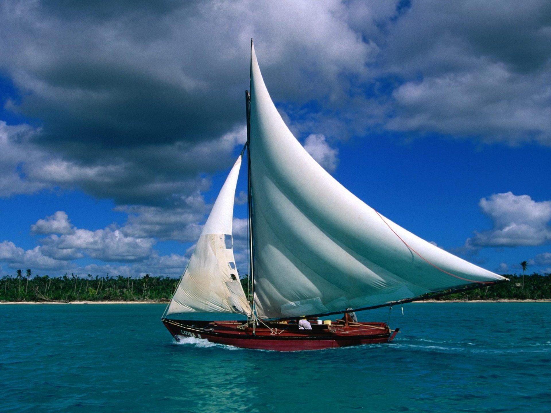 Download Vehicle Sailboat HD Wallpaper