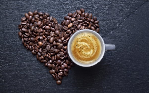 Food Coffee Heart Love HD Wallpaper | Background Image