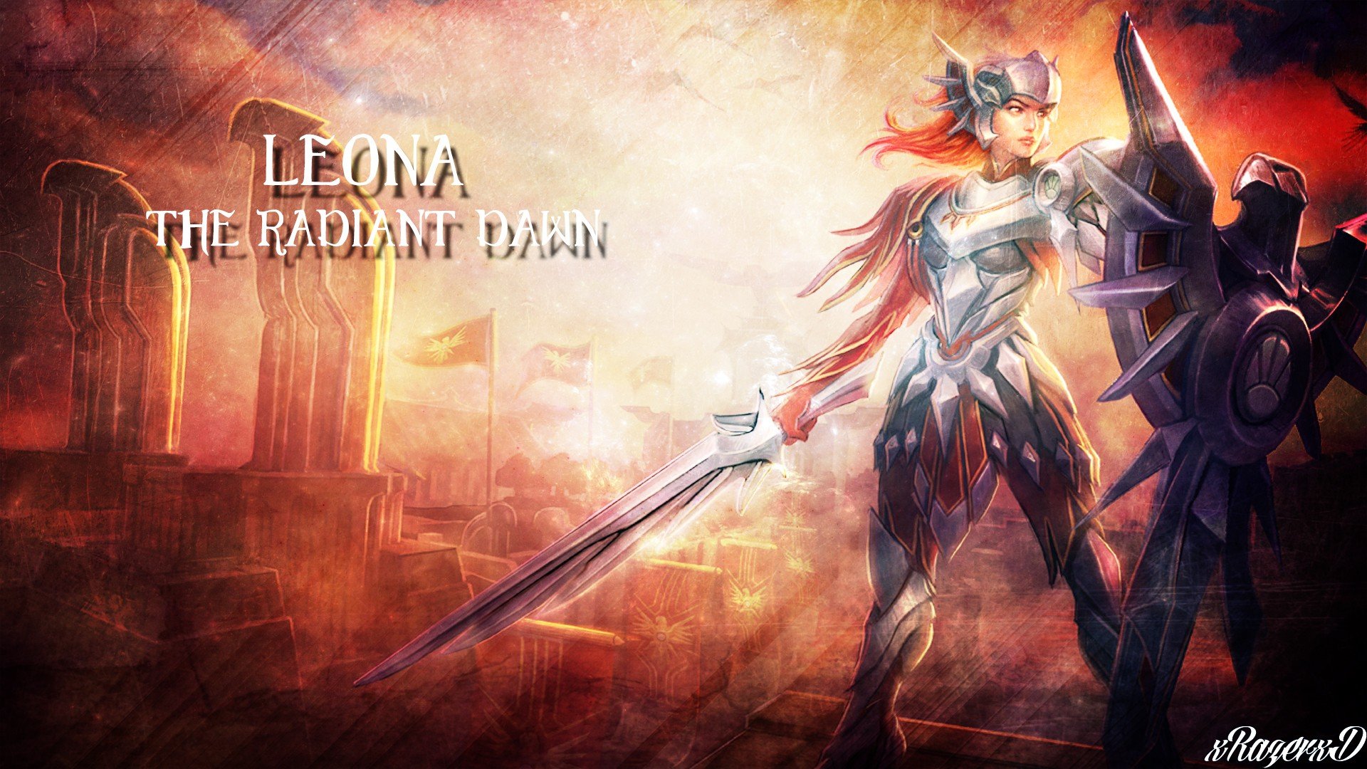Download Leona (League Of Legends) Video Game League Of Legends HD Wallpaper