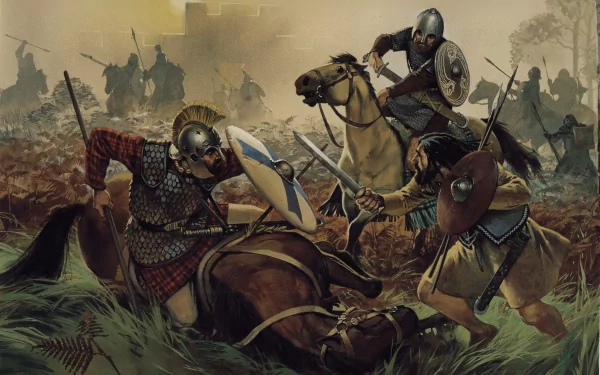 artistic battle cavalry HD Desktop Wallpaper | Background Image