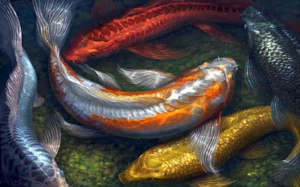 Animal koi HD Desktop Wallpaper | Background Image
